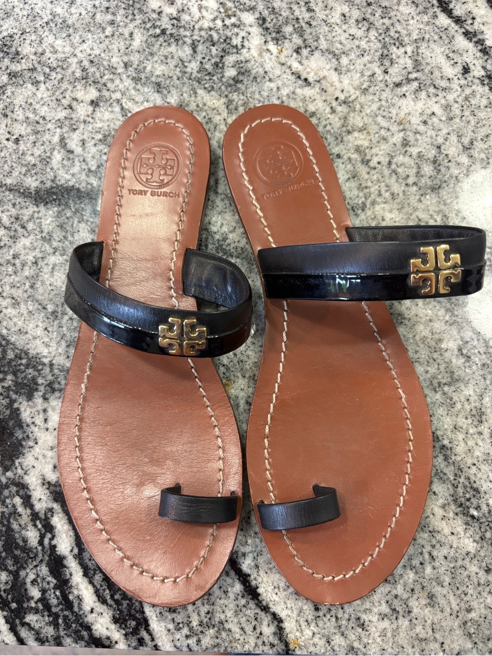 Tory Burch Leather Sandals